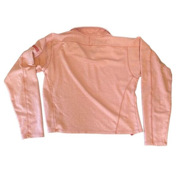 Horny Toad Crop Top Half Zip Polo Lyocell Medium - Picture 2 of 4